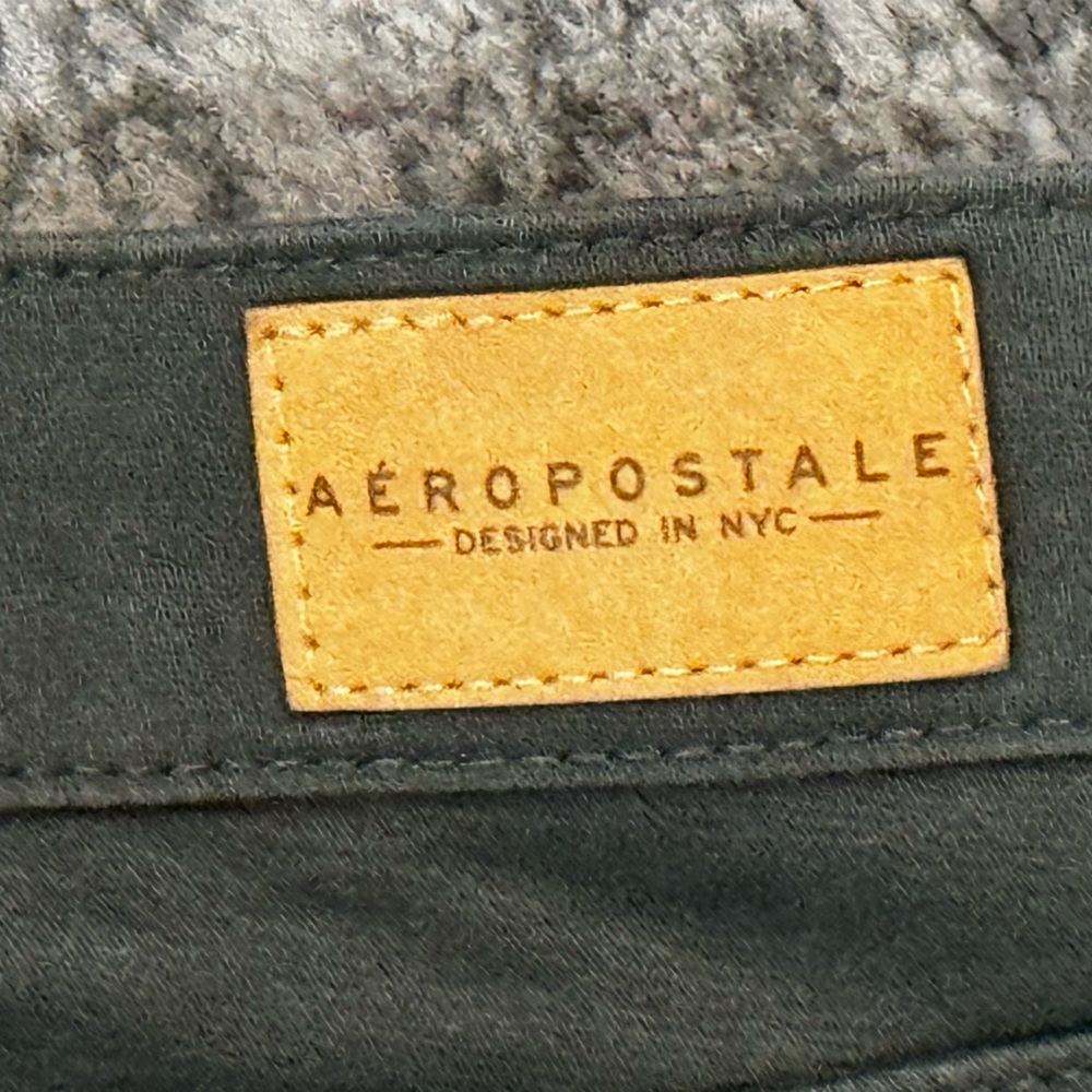 NWT Aeropostale Olive Green Ankle Jeggings Women’s Size 8 Stretch - Picture 8 of 9